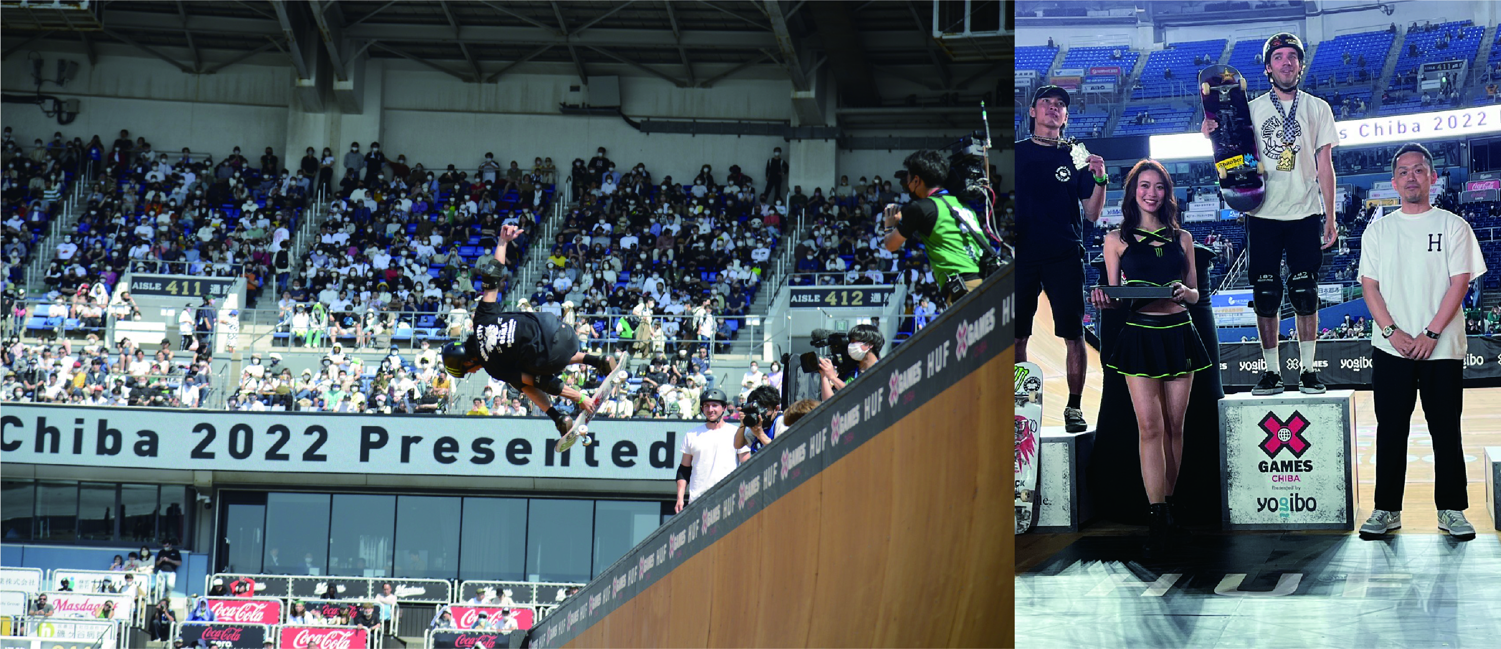 X Games 2022 × HUF ～スケートボード バートのメダリストたちをHUFが